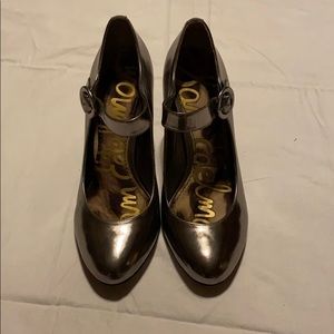 Silver Sam Edelman Heels